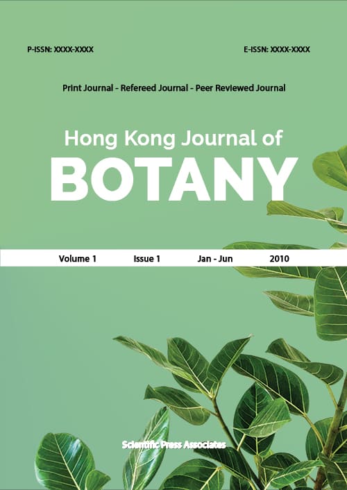  Hong Kong Journal of Botany coverpage